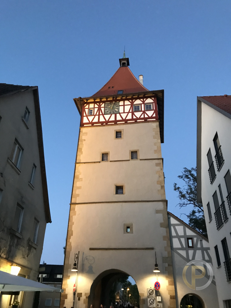 Impressionen - Beinsteiner Tor bei Nacht Haus Waiblingen