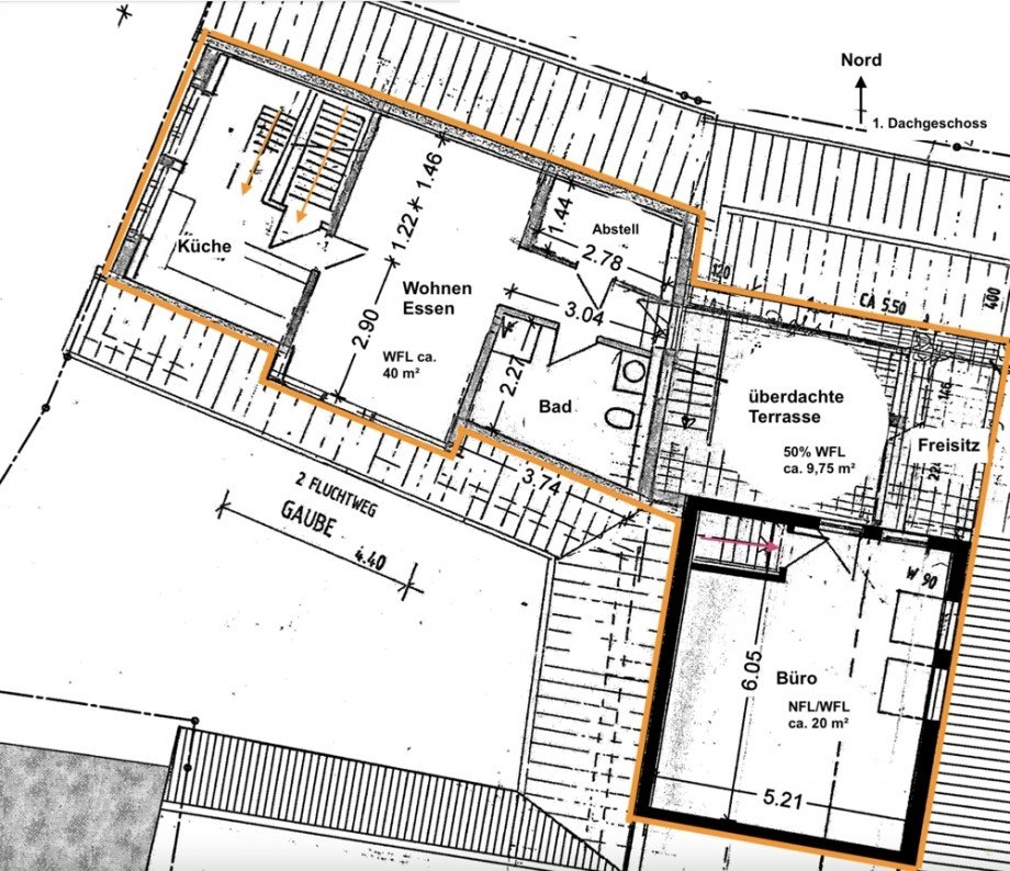 1. Dachgeschoss Haus Waiblingen