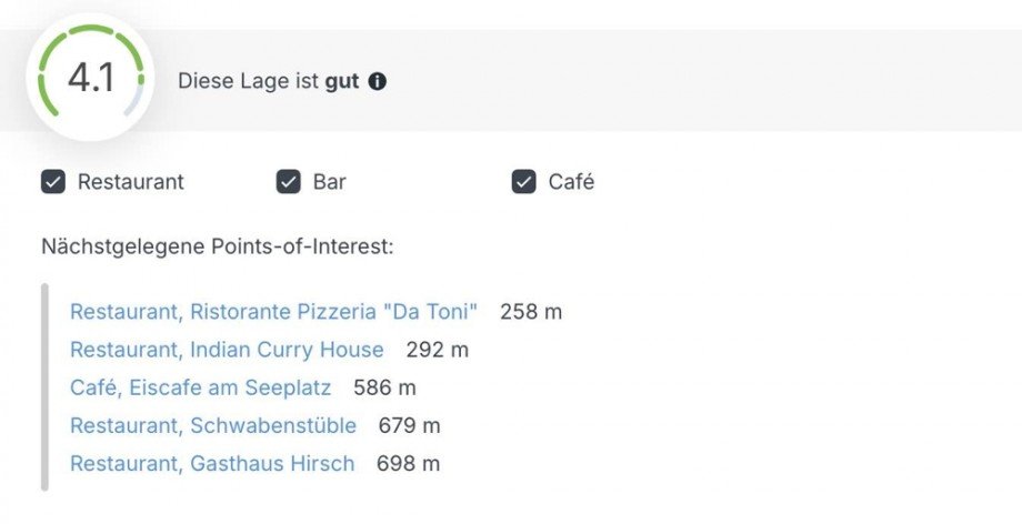 Gastronomie Erdgeschosswohnung Korb