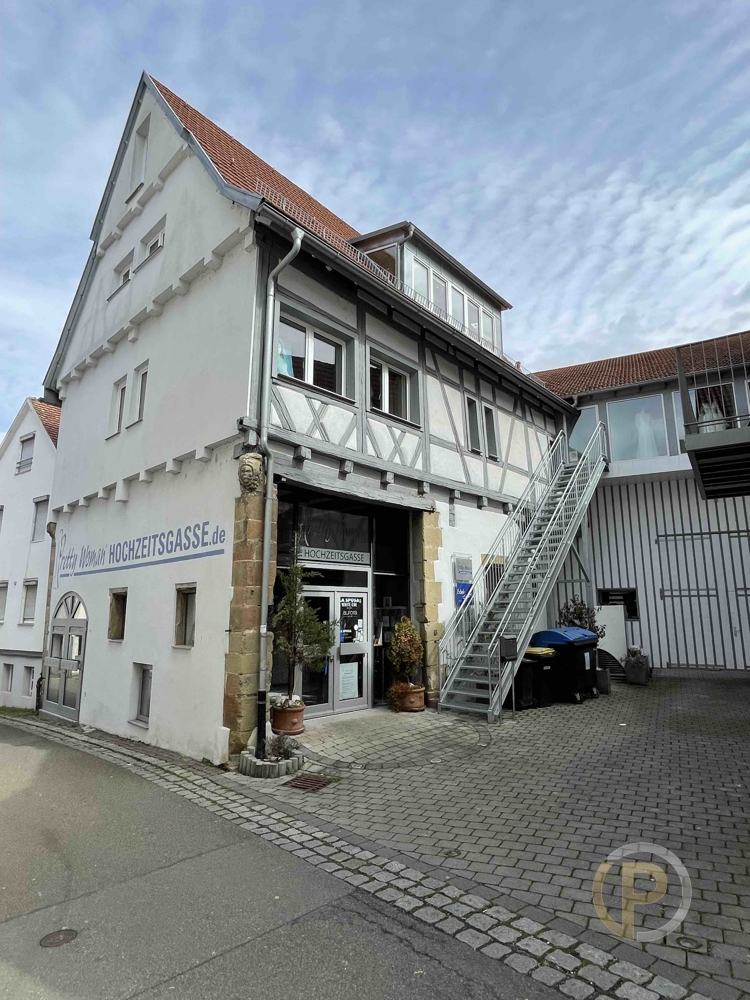 Westansicht Eingang Haus Waiblingen